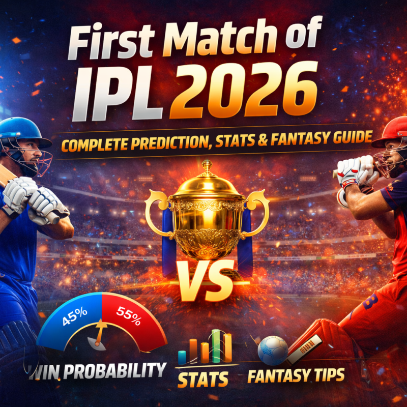 First Match of IPL 2026