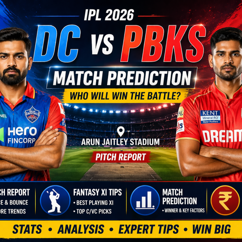 DC vs PBKS Match Prediction