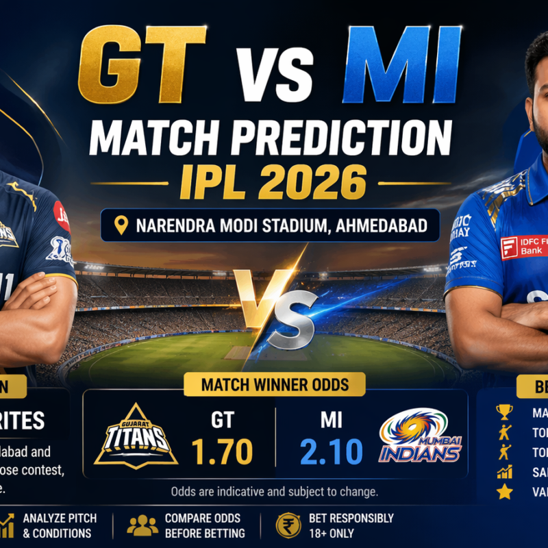 GT vs MI Prediction IPL 2026