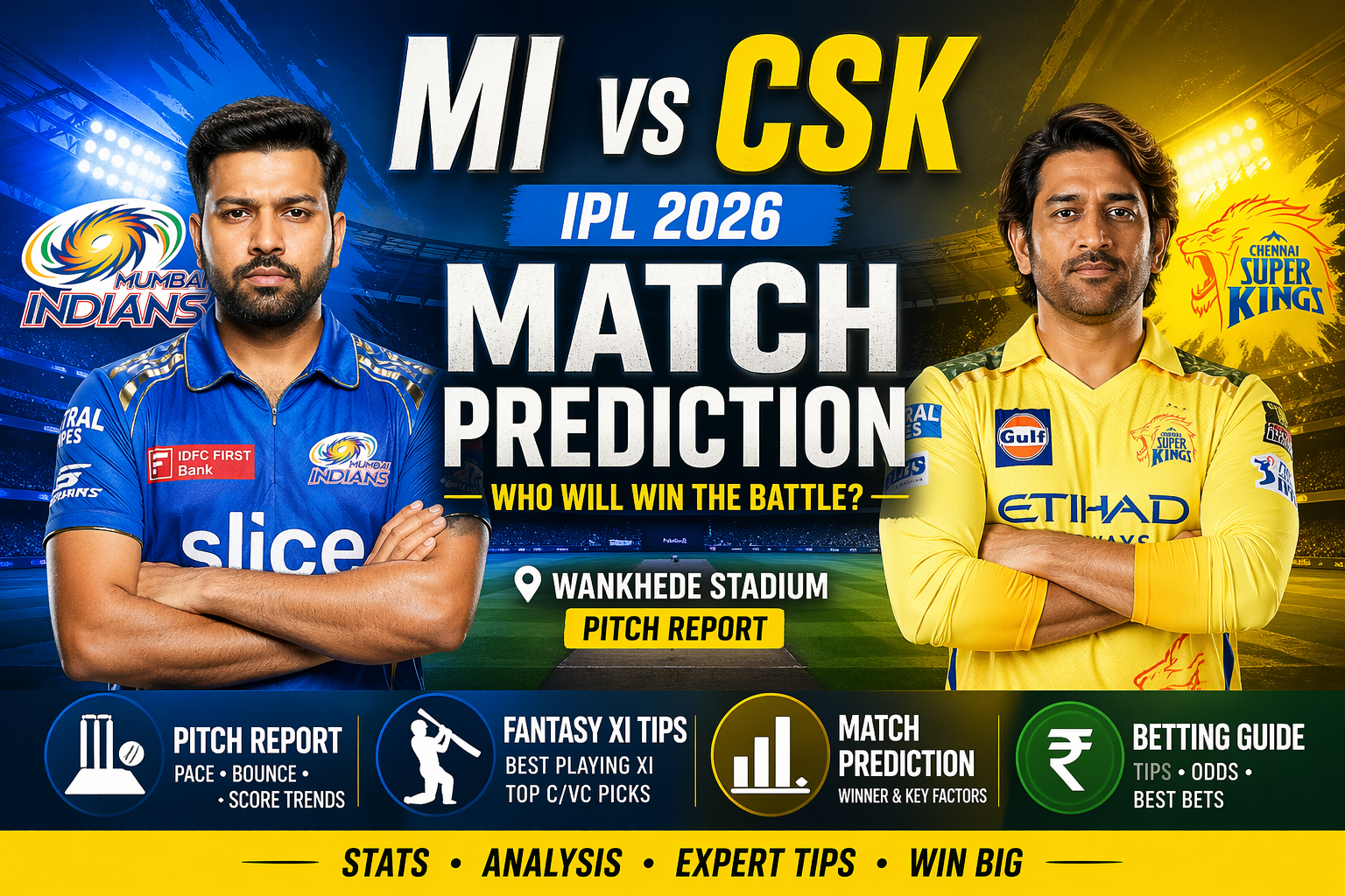 MI vs CSK Match Prediction