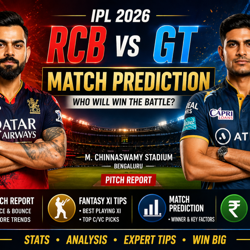 RCB vs GT Match Prediction