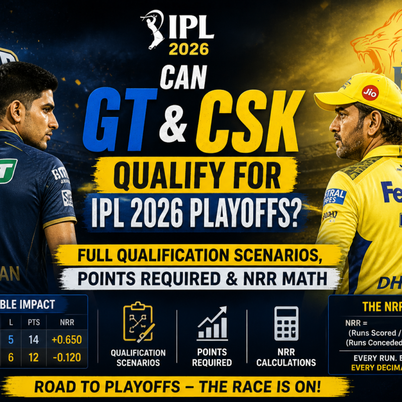 GT and CSK Qualify for IPL 2026
