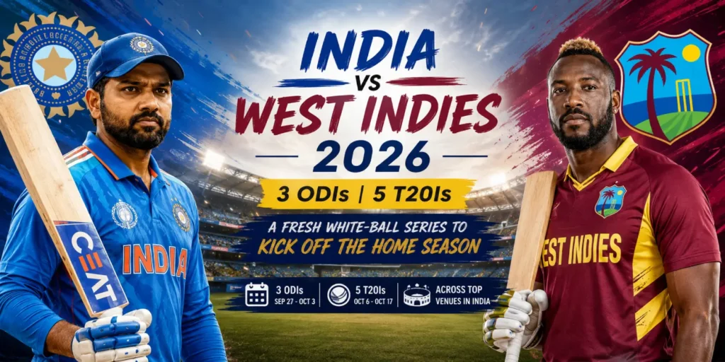 India vs West Indies 2026