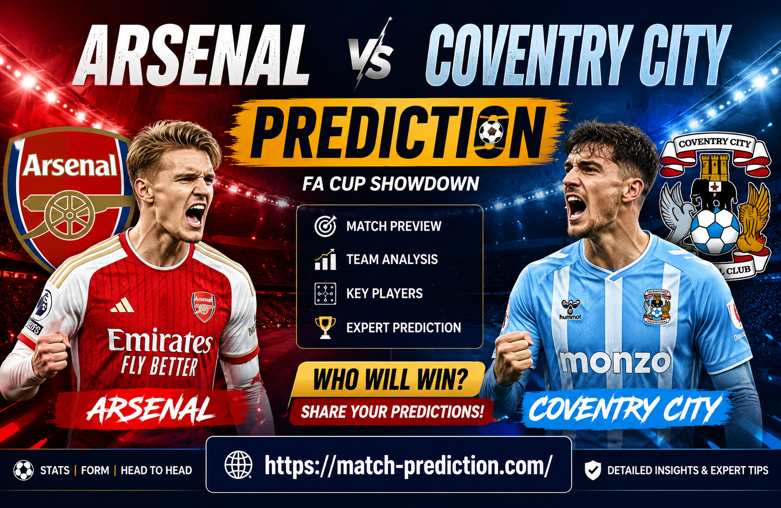 Arsenal vs Coventry City prediction