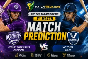 Hobart Hurricanes Academy vs Victoria CA XI at TIO Stadium Darwin in the Top End T20 Series 2026